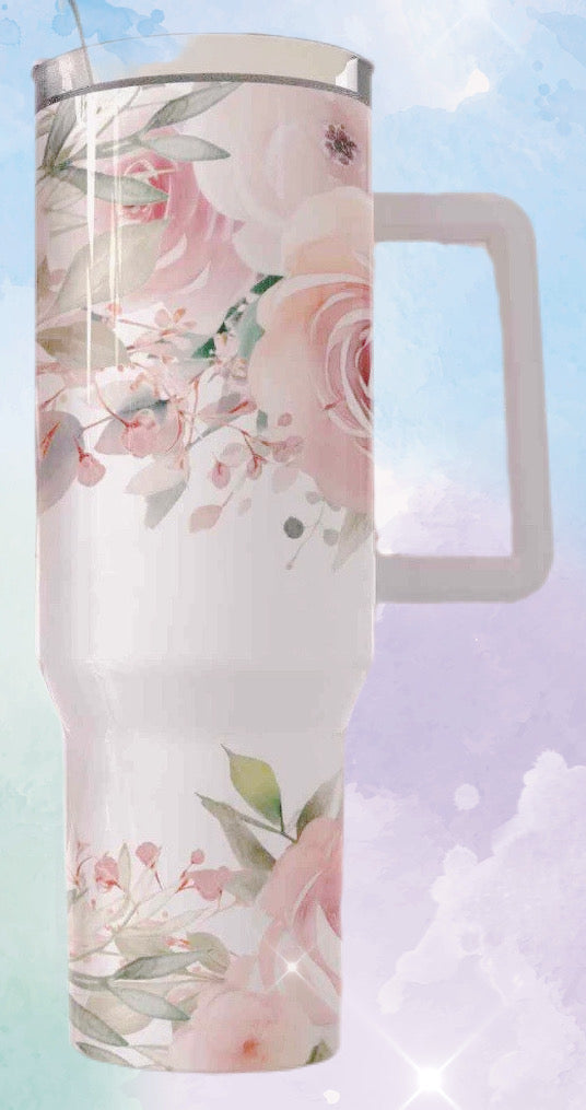 Stanley style sublimation tumbler 40 oz