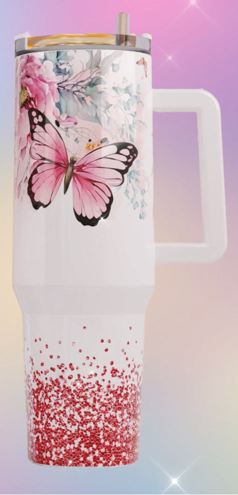 Stanley style sublimation tumbler 40 oz