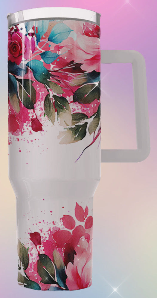 Stanley style sublimation tumbler 40 oz